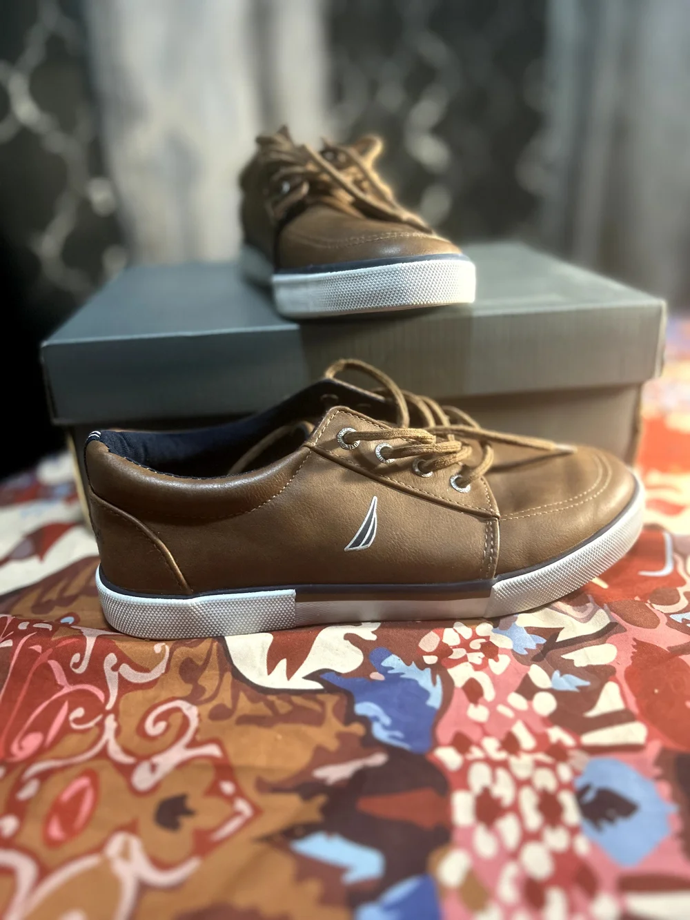 Boy's Brown Casual Sneakers - Nautica Style